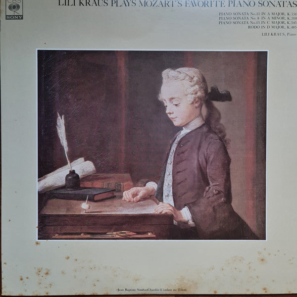 Wolfgang Amadeus Mozart - Lili Kraus Plays Mozart's Favorite Piano ...
