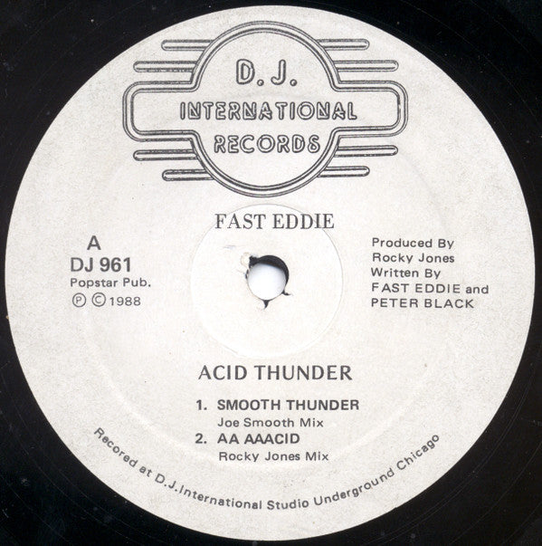 Fast Eddie* - Acid Thunder (12"")