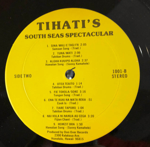 Unknown Artist - Tihati's South Seas Spectacular (LP, Comp, Yel)