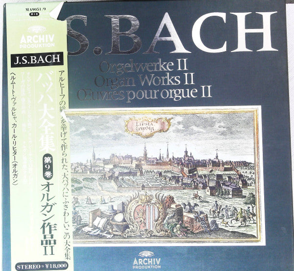 J.S. Bach* - Helmut Walcha, Karl Richter - Orgelwerke II - Organ Works II - Œuvres Pour Orgue II (9xLP + Box, Comp)