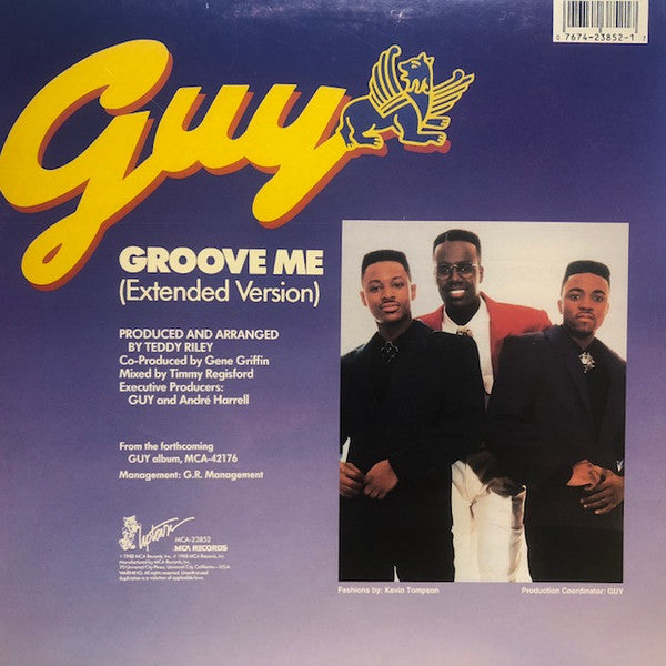 Guy - Groove Me (Extended Version) (12"", Single, RE)