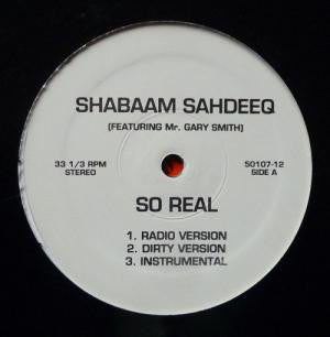 Shabaam Sahdeeq - So Real / It Could Happen (12")