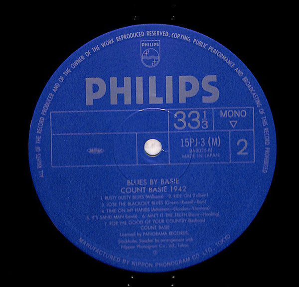 Count Basie And His Orchestra* - Blues By Basie (LP, Comp, Mono, RE)