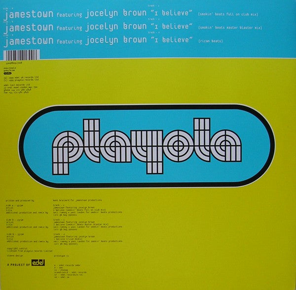 Jamestown Featuring Jocelyn Brown - I Believe (12"")
